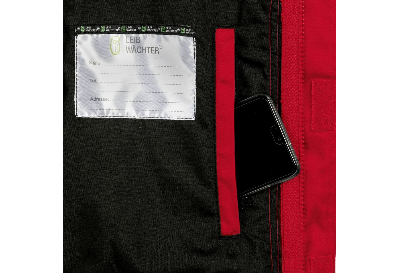 Leibwächter Weste Flex-line Flexv Gr. 4xl Rot/schwarz Bild 5