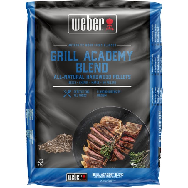 Holzpellets Grill Academy Blend, 8kg, Brennstoff