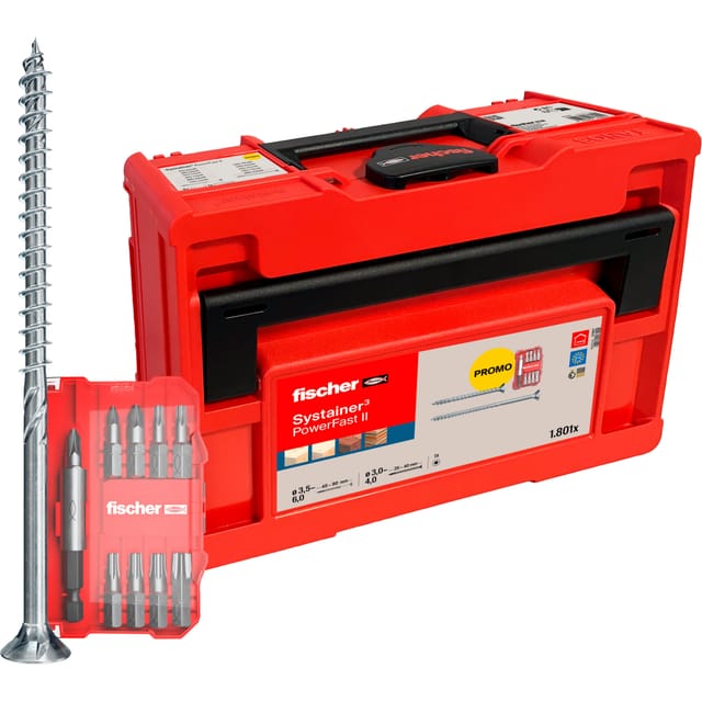 PowerFast II Tanos-Box, Senkkopf TG/VG TX, Schrauben-Set