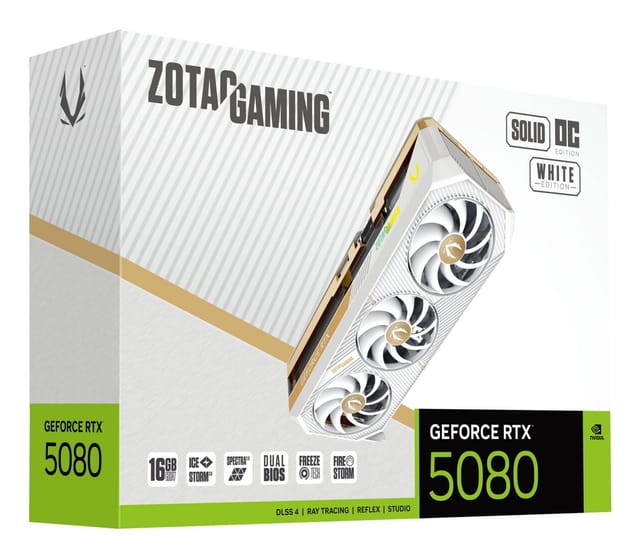 GeForce RTX 5080 SOLID OC White Edition, Grafikkarte