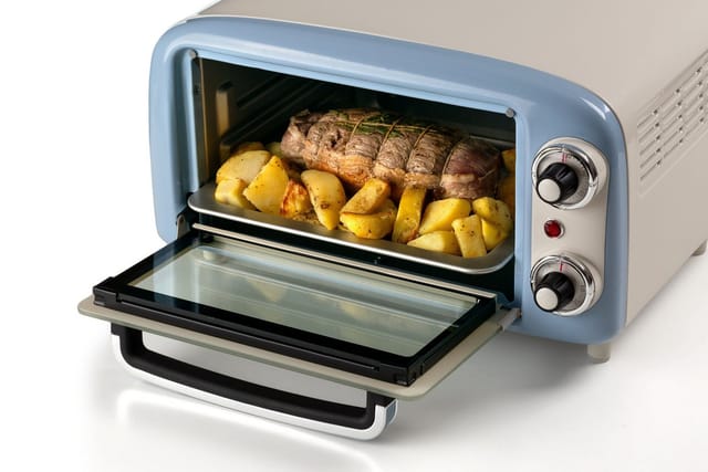 Mini-Backofen Vintage Blue