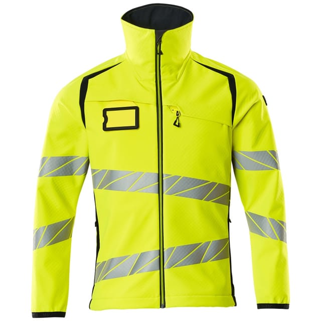 Accelerate Safe Softshelljacke 19002-143-17010 Gr. L Hi-vis Gelb/schwarzblau - Mascot