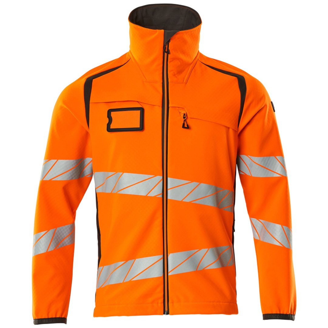 Accelerate Safe Softshelljacke 19002-143-1418 Gr. L Hi-vis Orange/dunkelanthrazit - Mascot