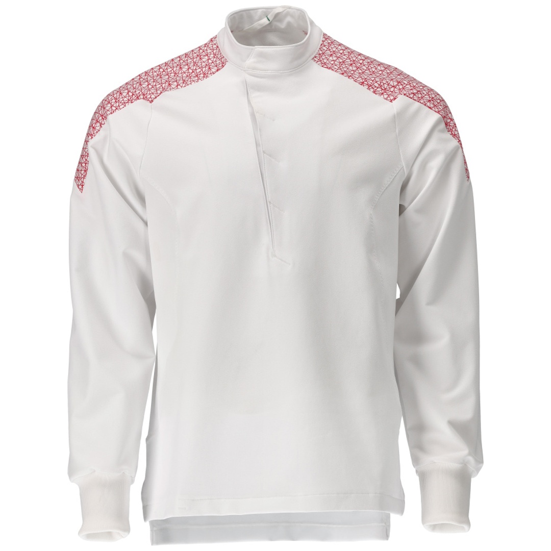 Schlupfkasack, Ultimate Stretch Gr. 5xl, Weiss/verkehrsrot - Mascot