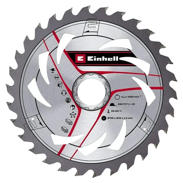 Kreissägeblatt HM, Ø 190 x 30mm, 2,0mm, 30Z