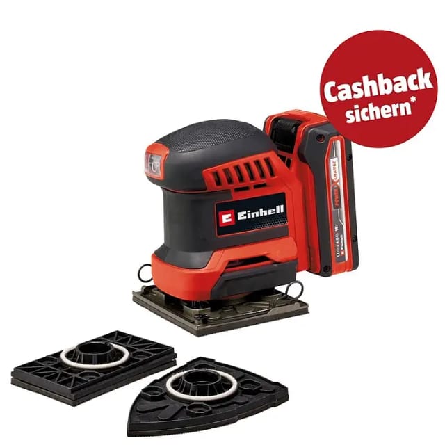 Power X-Change Akku-Faust-Schwingschleifer TE-OS 18/113 3X Li-Solo, 18Volt