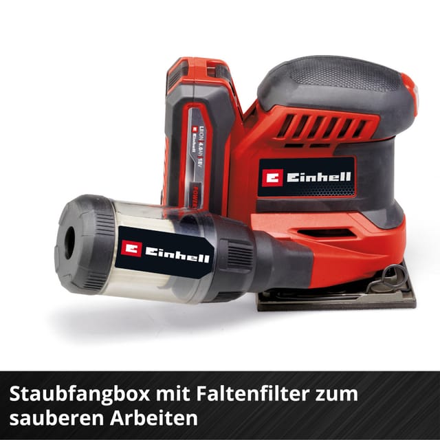 Power X-Change Akku-Faust-Schwingschleifer TE-OS 18/113 Li-Solo, 18Volt
