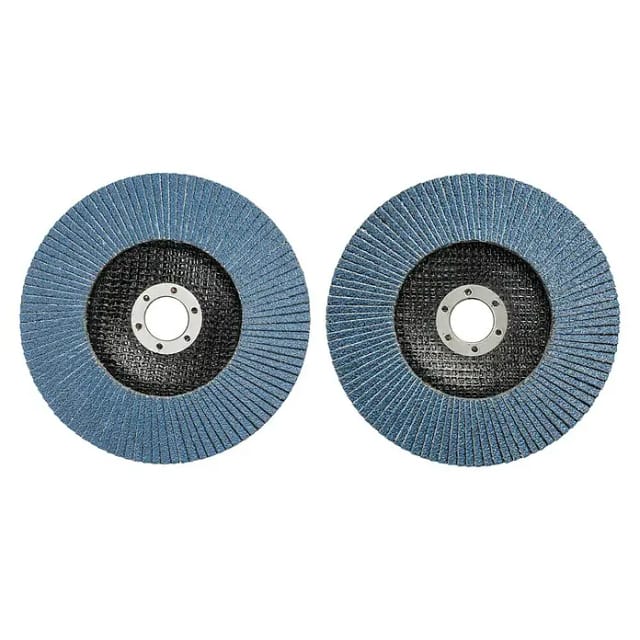 2-teiliges Schleifmop-Set Ø 150mm, K40 / K80, Schleifscheibe
