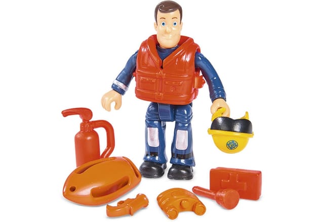 Feuerwehrmann Sam Hydrus mit 1 Figur, Spielfahrzeug