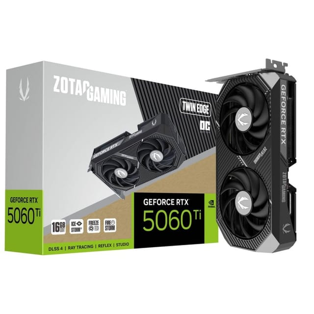 GeForce RTX 5060 Ti Twin Edge OC 16GB, Grafikkarte