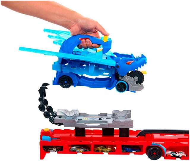 City Ultimativer 2-in-1 Drachen Transporter, Spielfahrzeug