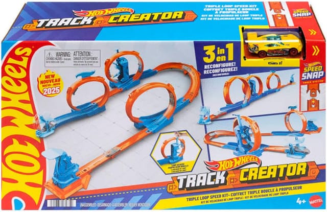 Track Creator Dreifach-Looping-Set, Rennbahn