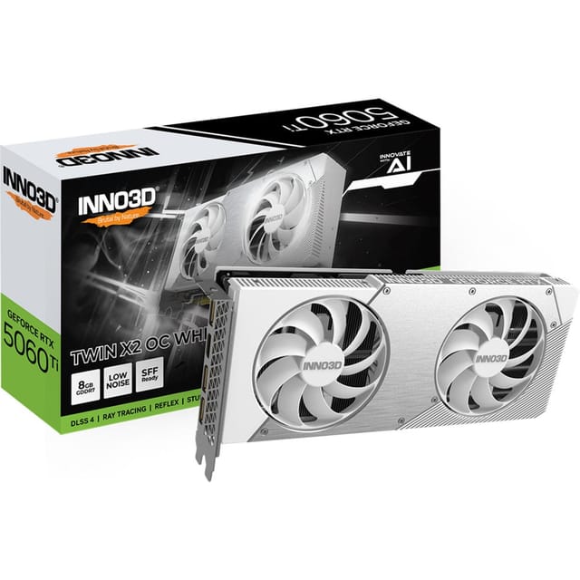 GeForce RTX 5060 Ti TWIN X2 OC WHITE 8GB, Grafikkarte