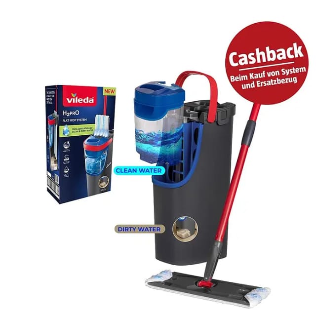 H2PrO Flachwischer Set, Bodenwischer