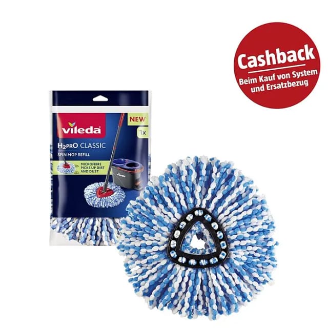 H2PrO CLASSIC Ersatzkopf für H2PrO Spin Mop , Wischbezug