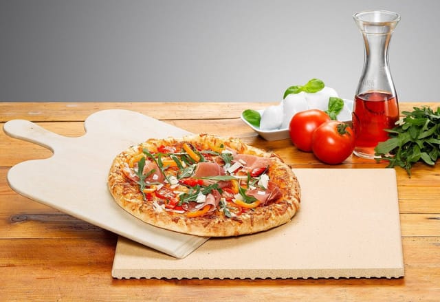 Pizzastein / Brotbackstein-Set PS 16