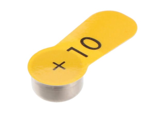 Hörgerätebatterie Hearing Aid Zinc Air 10, PR10