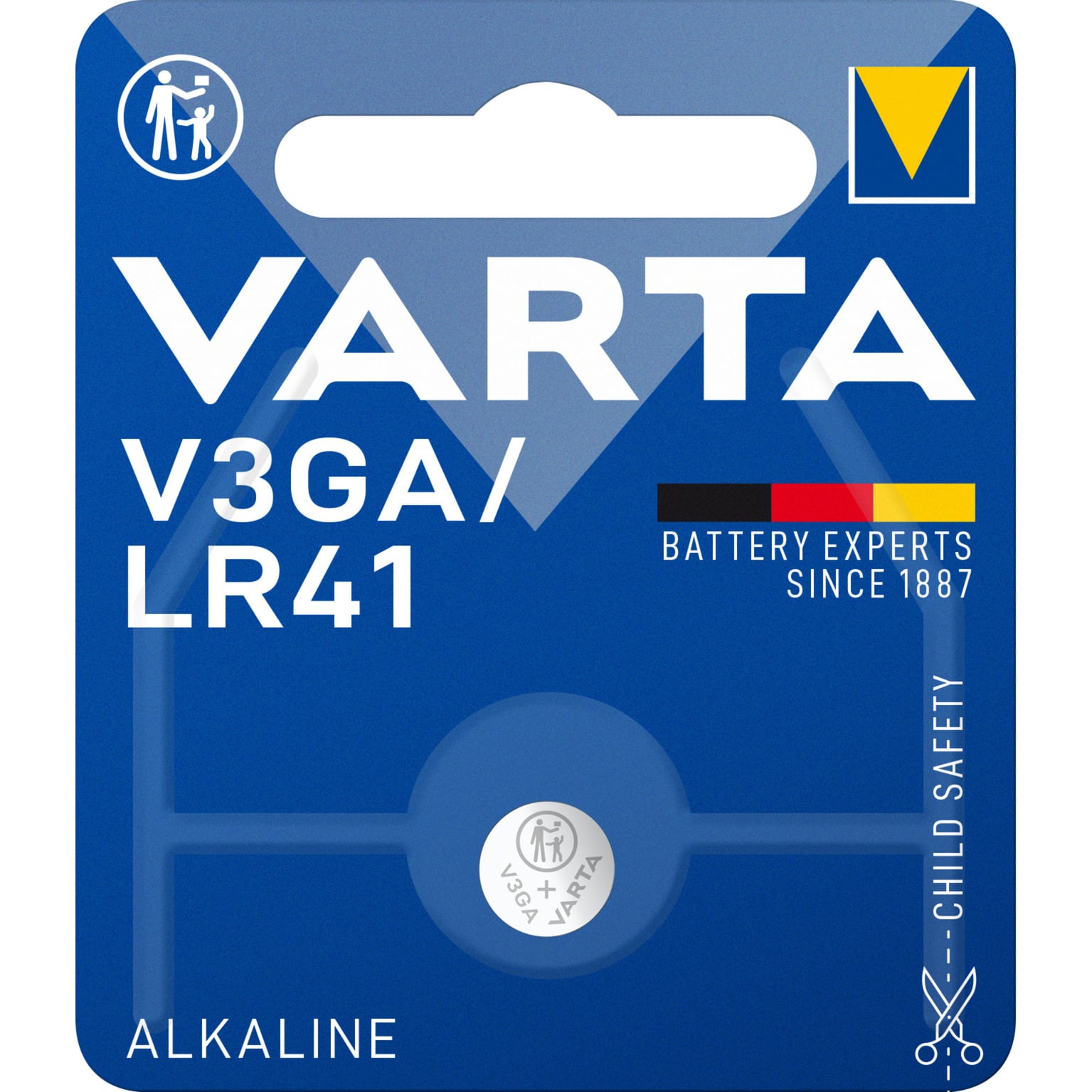 Alkaline Special Knopfzelle 1,5V, V3GA / LR41, Batterie
