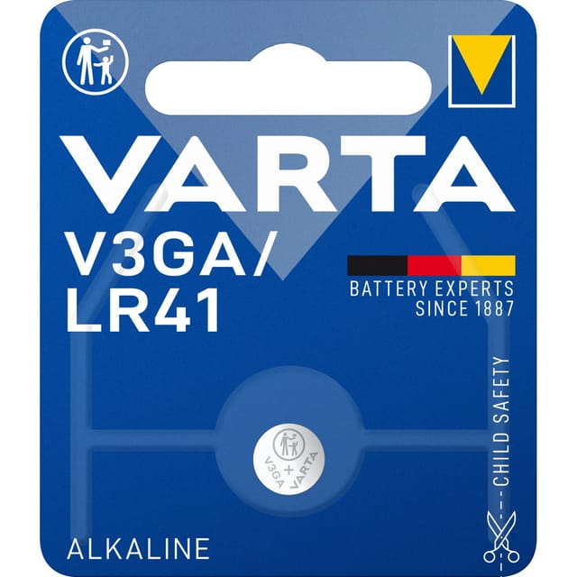 Alkaline Special Knopfzelle 1,5V, V3GA / LR41, Batterie