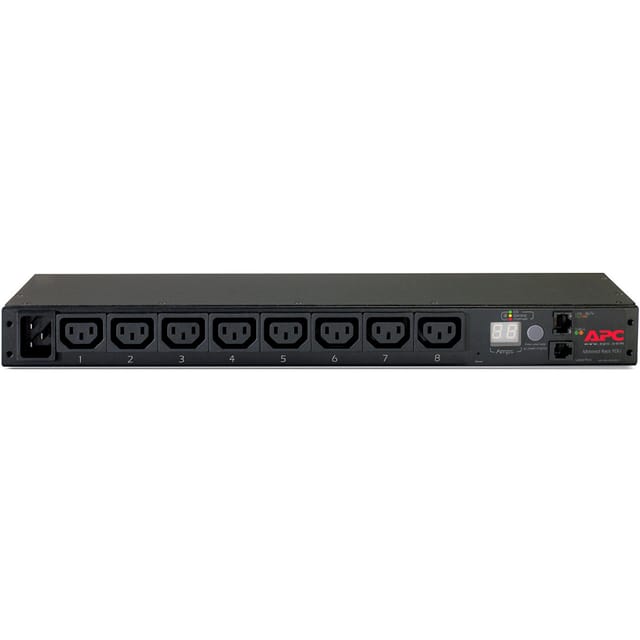 Metered Rack PDU AP7821B mit Messfunktion, 1HE, 8x C13, Steckdosenleiste