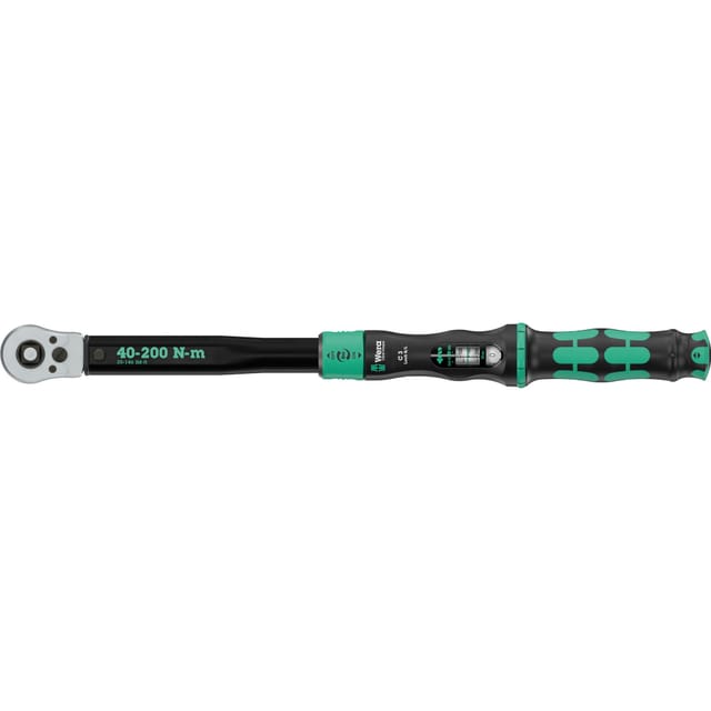 Drehmomentschlüssel mit Durchsteckvierkant Click-Torque Lock C 3 R/L