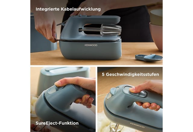 Handmixer QuickMix GO Storm Blue