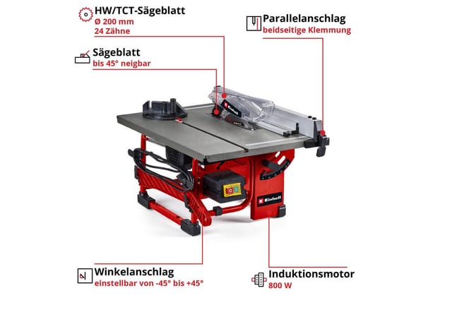 Tischkreissäge TC-TS 8 I