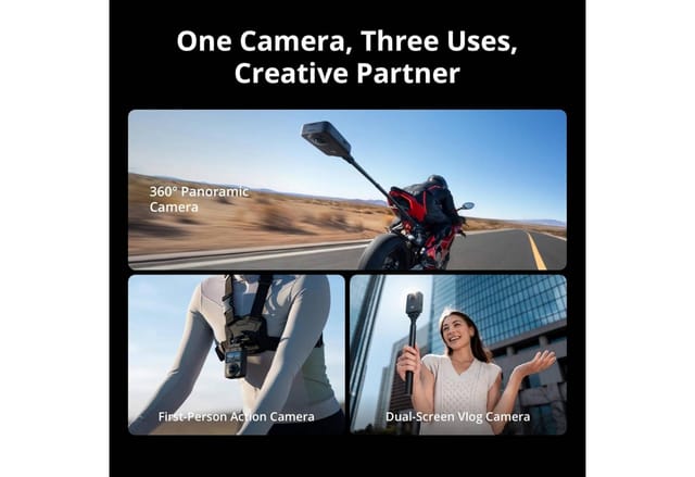 Osmo 360 Standard Combo, Videokamera