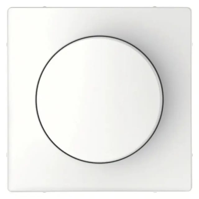 Zentralplatte mit Drehknopf für Dimmer, Typ MEG5250-6035, glänzend, Thermoplast