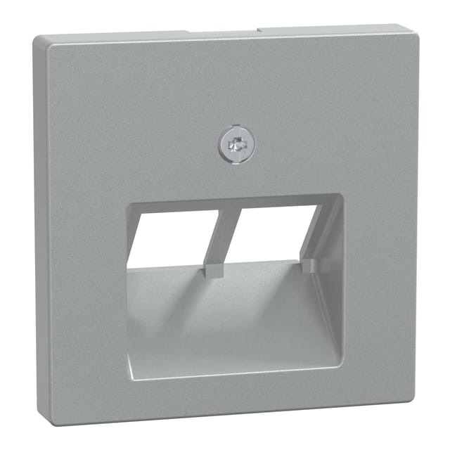 Zentralplatte Aluminium für Universal-Anschluss-Einsätze Typ 298060, Unterputzmontage