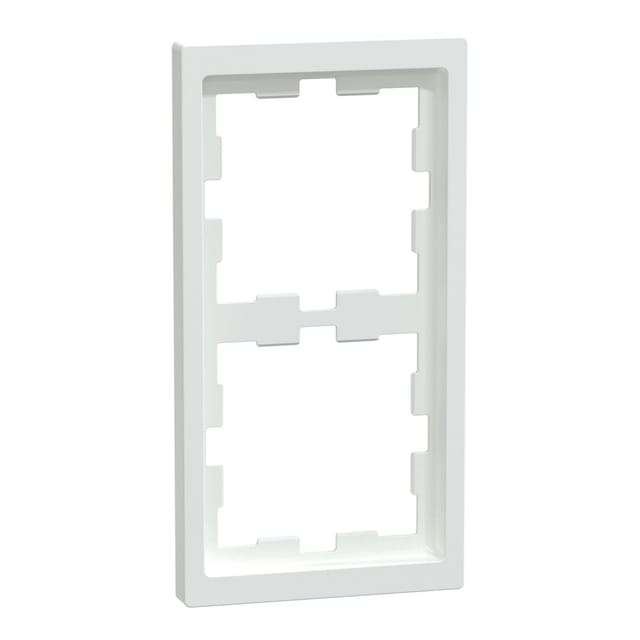 Rahmen 2-fach für Senkrecht- und Waagerechtmontage, Thermoplast, glänzend, D-Life
