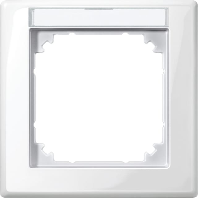 Rahmen einfach mit Beschriftungsträger, Typ 470119, glänzend, Thermoplast