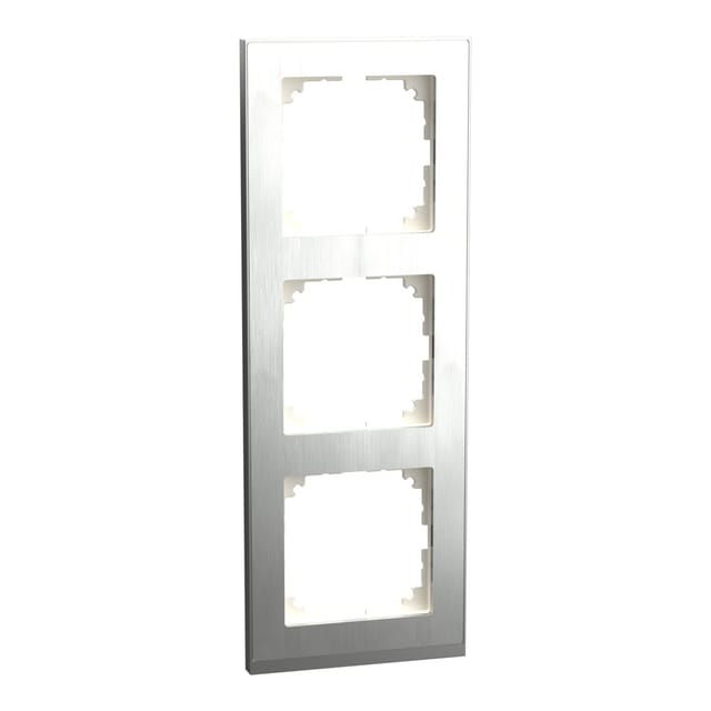 Decor-Rahmen dreifach mit Montagerichtung horizontal und vertikal, aus Kunststoff, glänzend