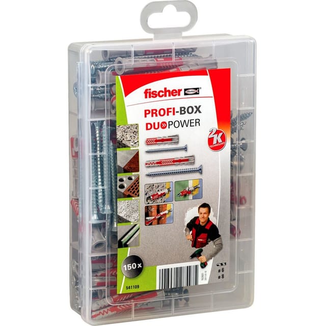 Profi-Box DuoPower kurz/lang + Schrauben , Dübel