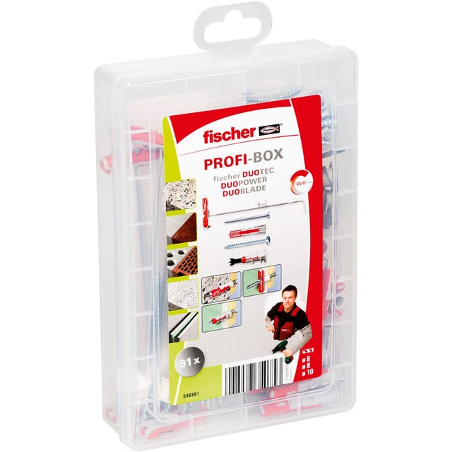 Profi-Box DuoLine + Schraube , Dübel