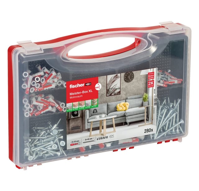 Meister-Box XL Wohnraum + Schrauben , Dübel