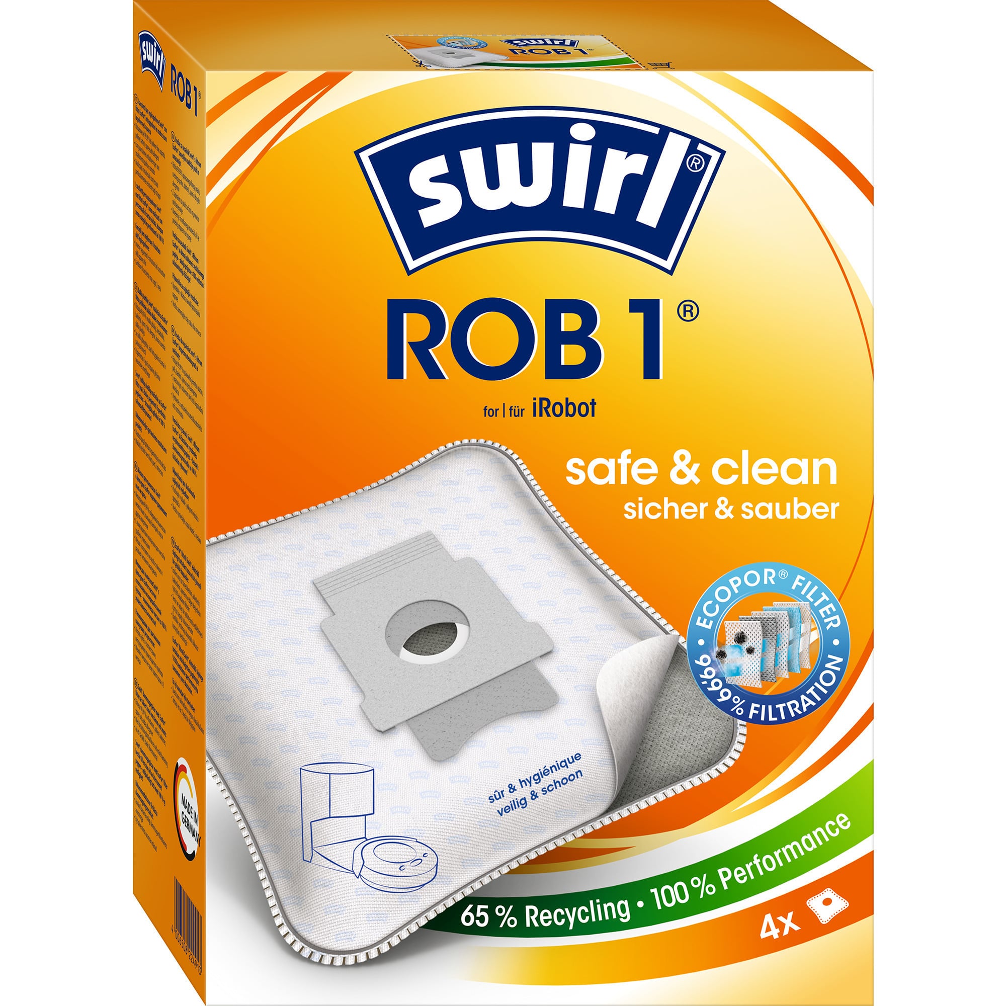 Staubsaugerbeutel ROB 1 EcoPor