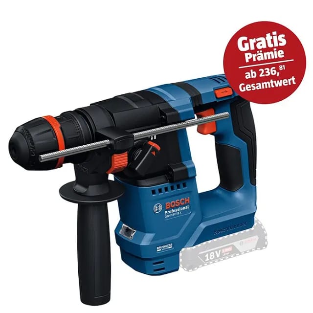 Akku-Bohrhammer GBH 18V-18 X Professional solo, 18Volt