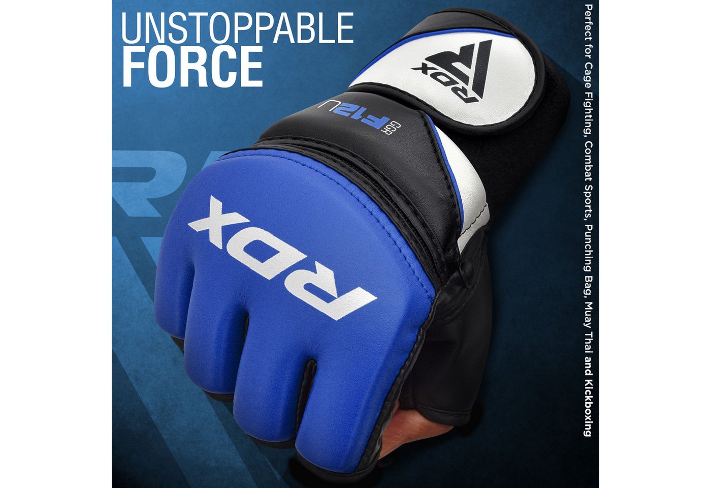 Rdx Ggrf-12 Mma-handschuhe Blau L