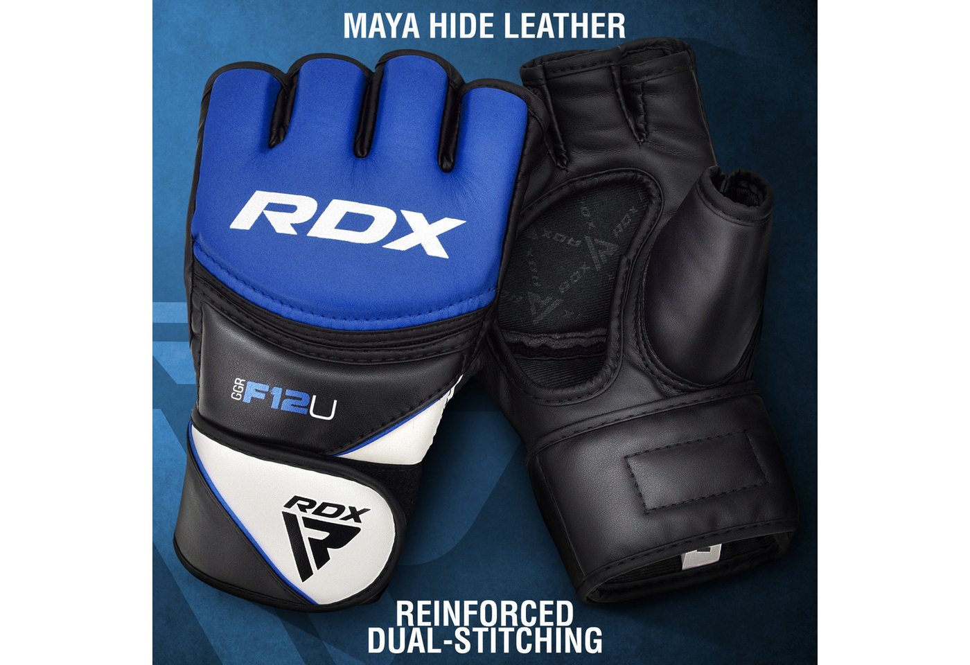 Rdx Ggrf-12 Mma-handschuhe Blau Xl Bild 3