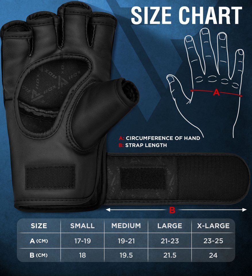Rdx Ggrf-12 Mma-handschuhe Blau Xl Bild 4