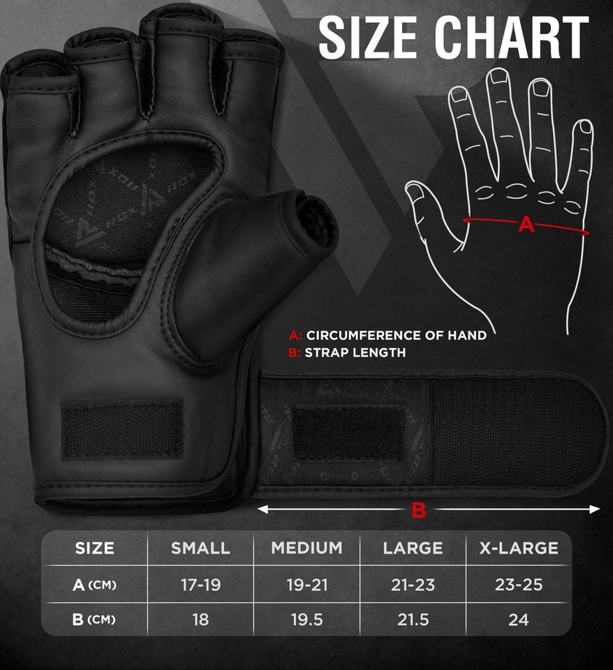 Rdx Ggrf-12 Mma-handschuhe Schwarz L Bild 3