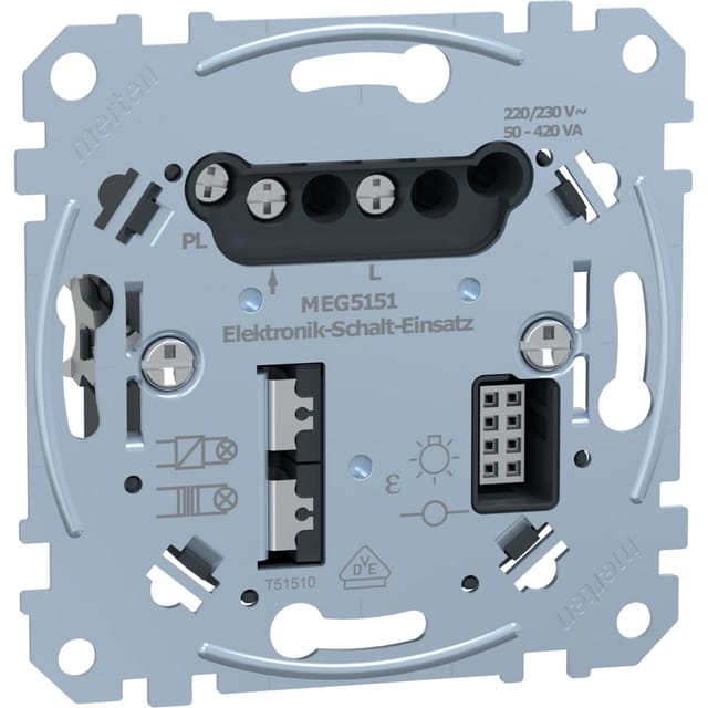 Elektronik-Schalt-Einsatz Typ MEG5151-0000, MOSFET, Unterputz, 230 Volt, 50-420 Watt, Schalteinsatz