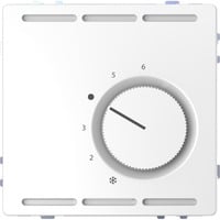 Raumthermostat RT-Regler Lotos Weiß 230 Volt Wechselkontakt mit Zusatzheizungssperre, Heizungsthermostat Bild 2