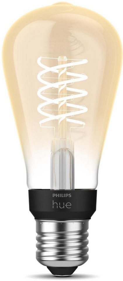 White Filament Lampe E27 Edison ST64 550 lm, LED-Lampe