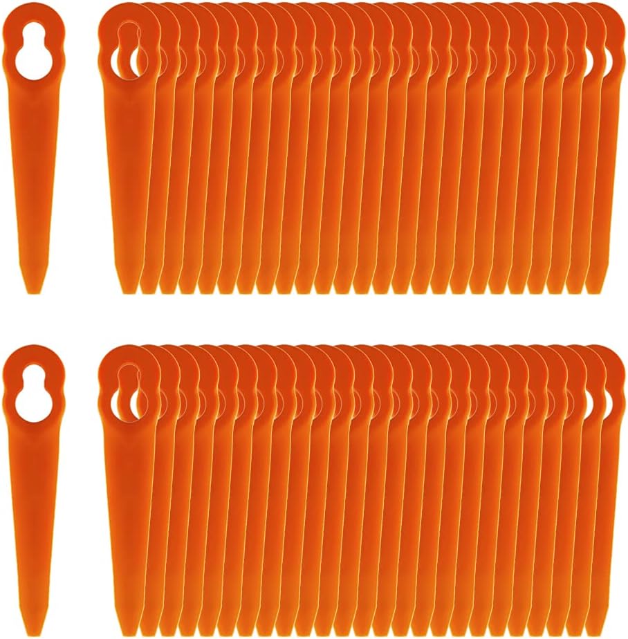 Ahlsen 100er-pack Ersatzklingen Aus Kunststoff, Kompatibel Mit Stihl Polycut 2-2, Polycut 3-2, Fsa 45, Fsa 57, Fse 52 Freischneidern Und Swift 40v Freischneidern