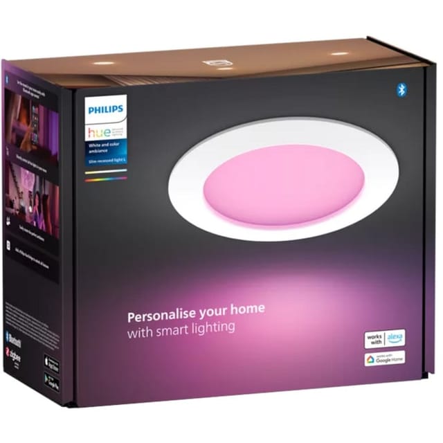 White & Color Ambiance Slim Einbauleuchte 170 mm, LED-Leuchte
