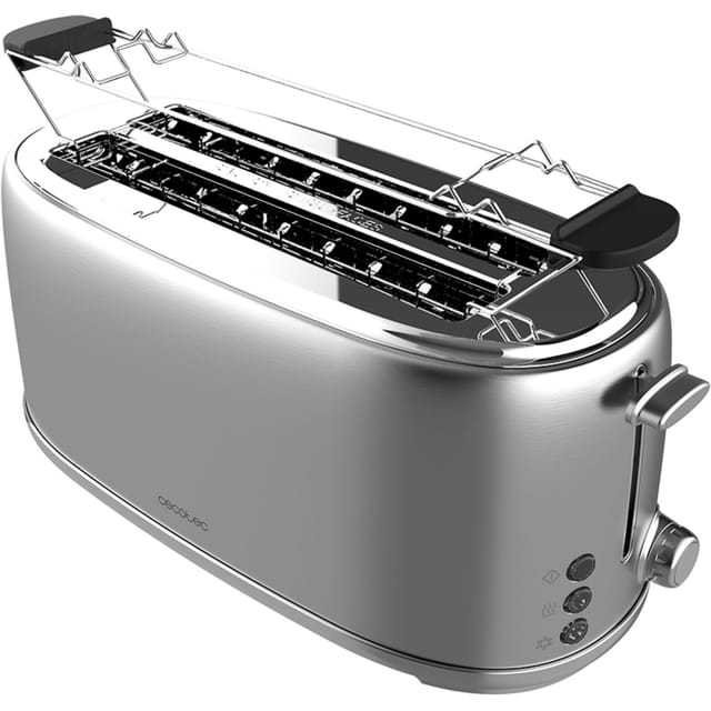 Langschlitz-Toaster Toast&Taste 1600 Retro Double Inox