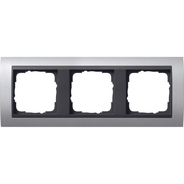 Abdeckrahmen dreifach mit Zwischenrahmen, bruchsicher, Aluminium, System 55 Event