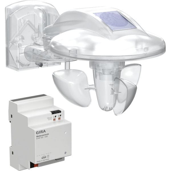 Wettersensor und Wetterzentrale für KNX, Typ 514600, Montageart REG, Wetterstation